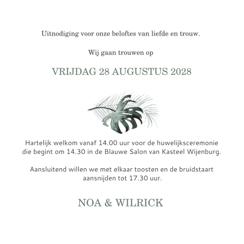 Kaart binnenkant
