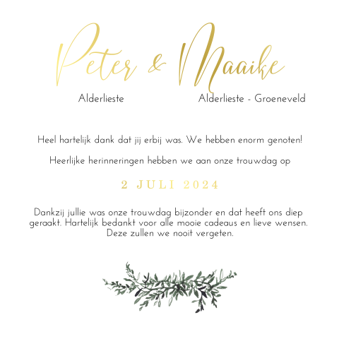 Kaart binnenkant