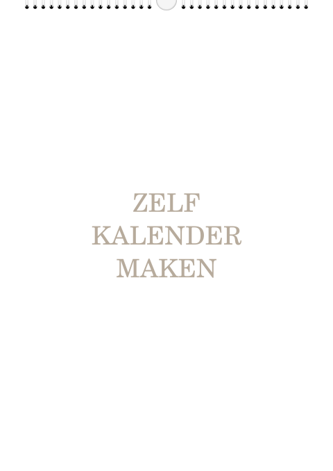 Maak zelf een kalender voor de bruiloft