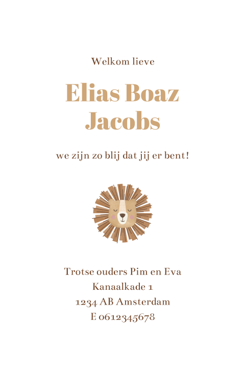 Kaart binnenkant