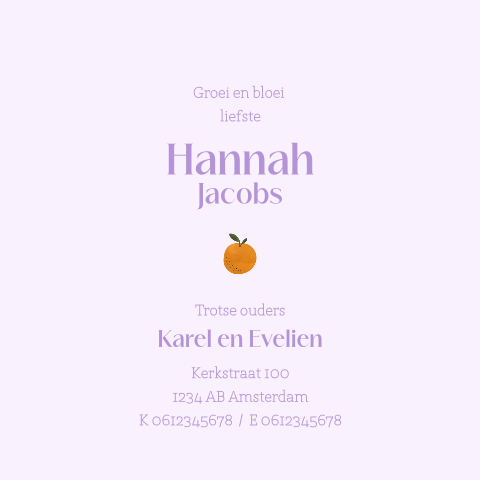 Kaart binnenkant