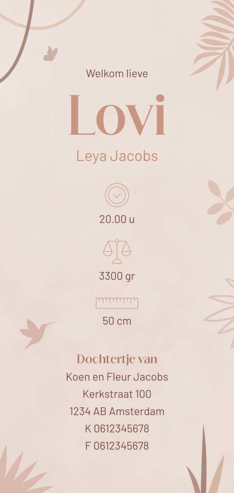 Kaart binnenkant
