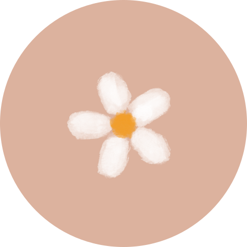 sluitzegel geboortekaartje met getekend bloemetje