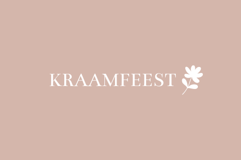 Kraamfeest uitnodiging Sofie oudroze bloem