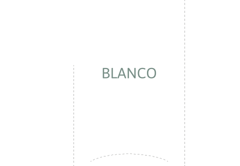 Insteekhoesje trouwkaart blanco