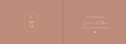 Gastenboek bruiloft Bohemian Love