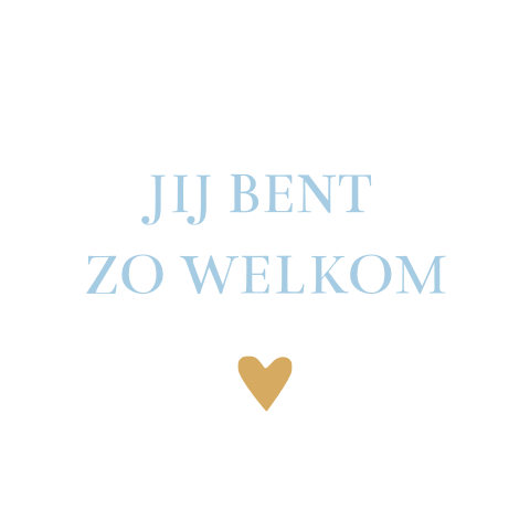 Sluitsticker geboortekaartje Noah welkom hartje