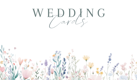 Enveloppenkist bruiloft wit Blooming Love