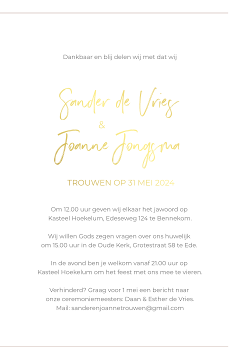 Kaart binnenkant