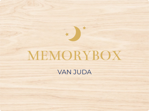 Memory box baby geboortekaartje Juda