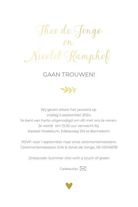 Kaart binnenkant