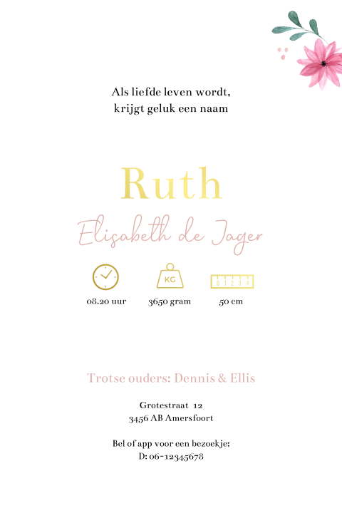 Kaart binnenkant
