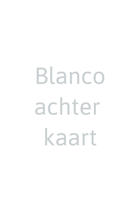Blanco enkel achterkaart voor persoonlijk geboortekaartje