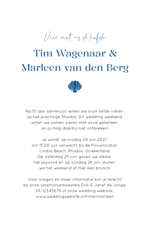 Kaart binnenkant