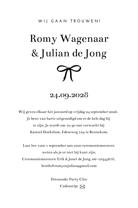 Kaart binnenkant