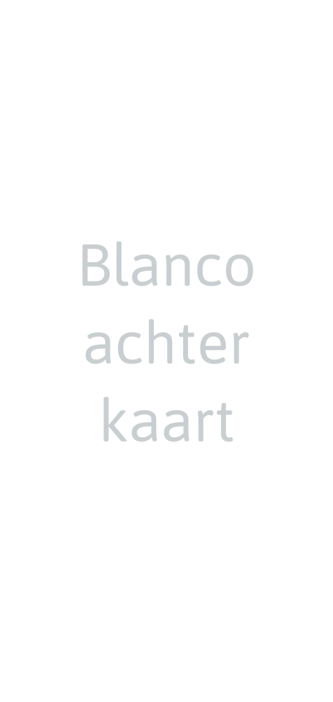 Blanco langwerpige enkele achterkaart voor geboortekaartje