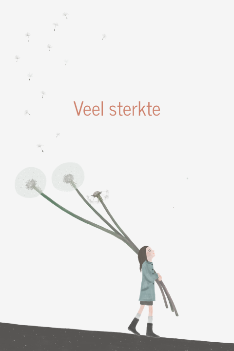 Troostkaart Paardenbloem pluis