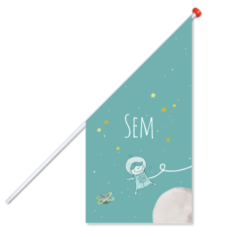Geboortevlag Sem - Astronaut