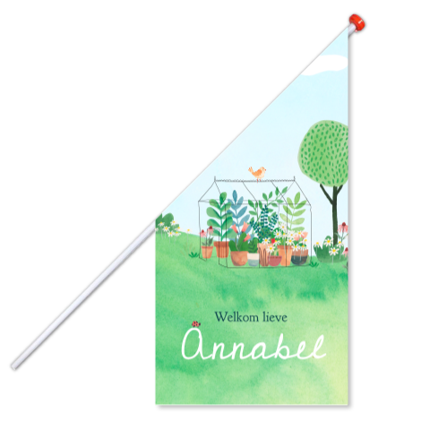 Geboortevlag Annabel  |  Kasje in de natuur