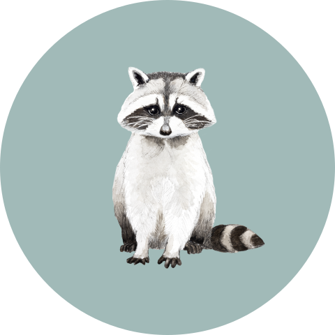 Sluitsticker Wasbeer
