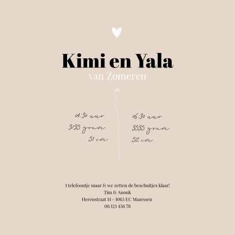 Kaart binnenkant