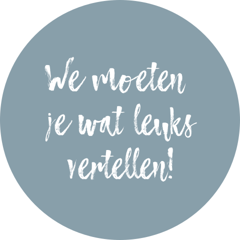 Sluitsticker Tekst vertellen