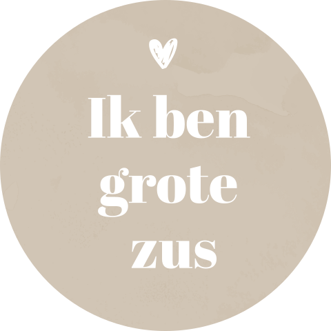Sluitsticker Ik ben grote zus