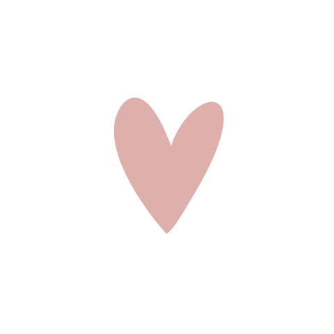 Sluitsticker hartje roze