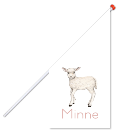 Geboortevlag lammetje