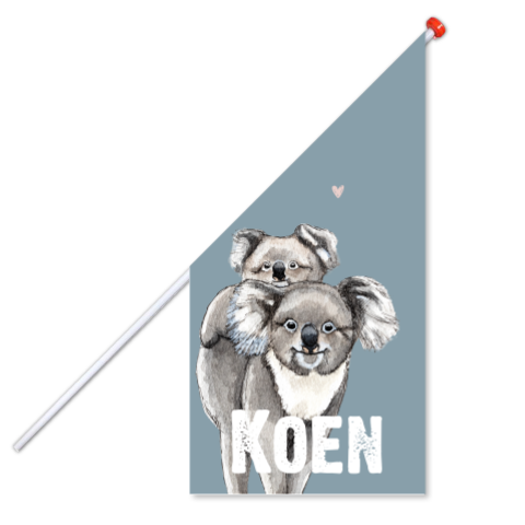Geboortevlag met koala