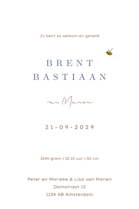 Kaart binnenkant