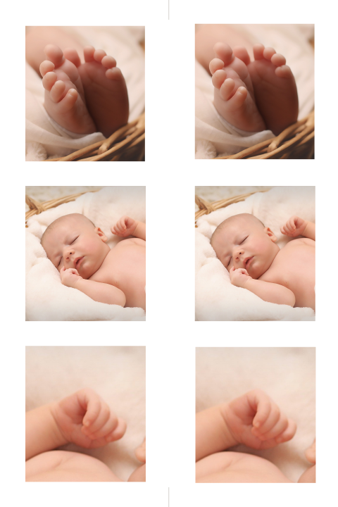 Fotokaartje met 2 DIY fotostrips