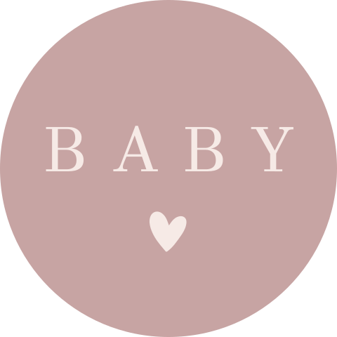Klei kleurige sluitzegel met baby en hartje