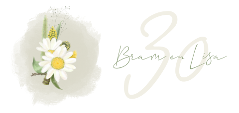 Jubileumuitnodiging huwelijk bloemen
