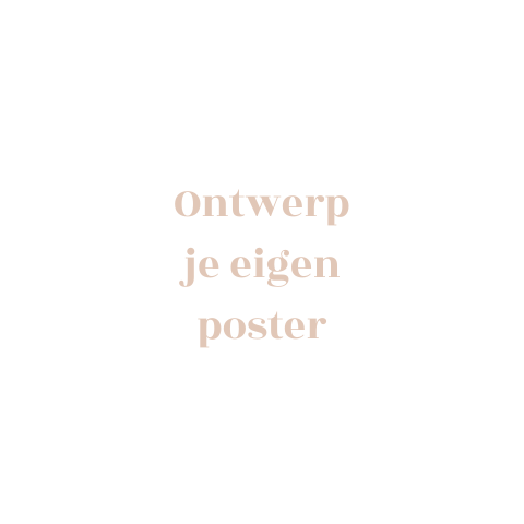 Ontwerp je eigen poster - Vierkant