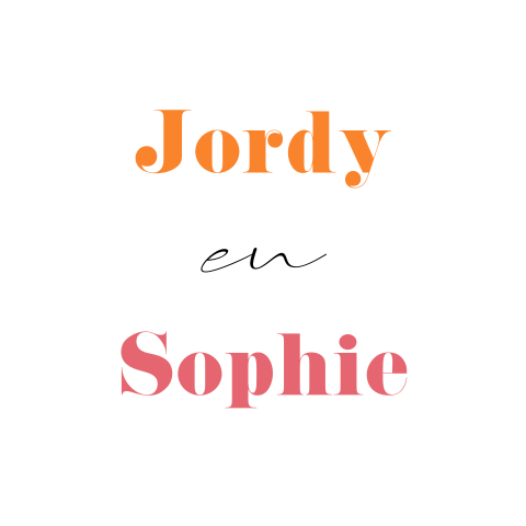 Sluitsticker trouwkaart namen oranje roze