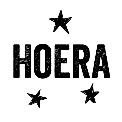 Sluitzegel met de tekst 'Hoera'