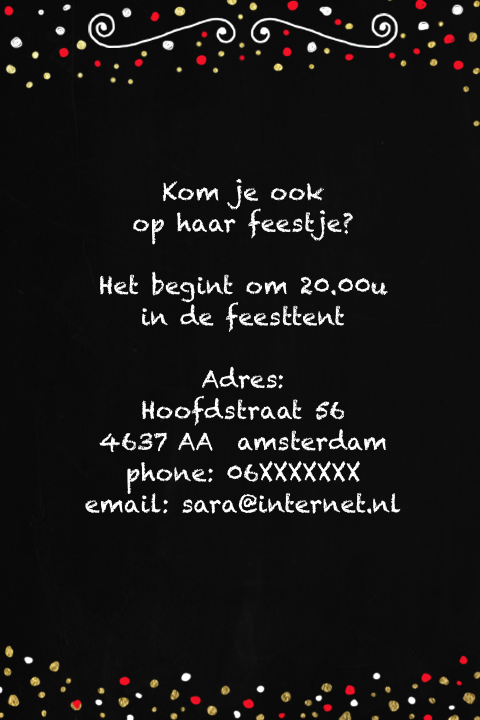 Kaart binnenkant