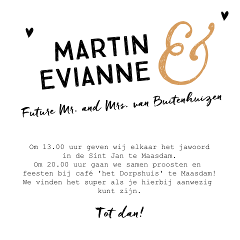 Kaart binnenkant