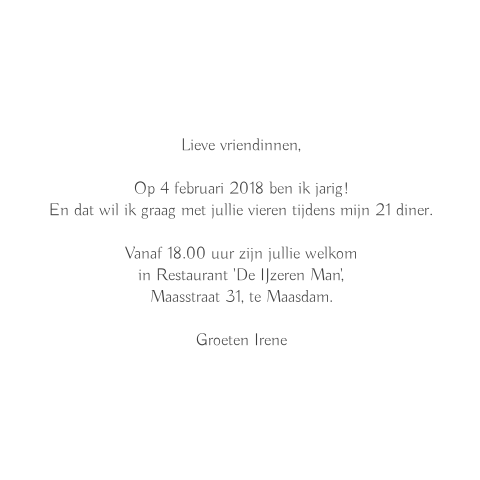 Kaart binnenkant