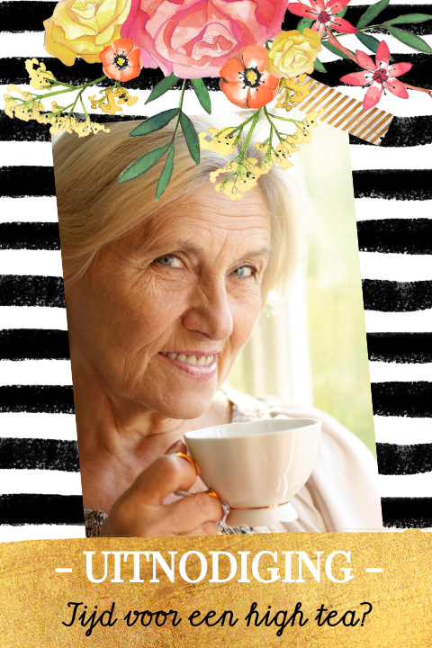 Bloemrijke Uitnodiging: High Tea met Vriendinnen!