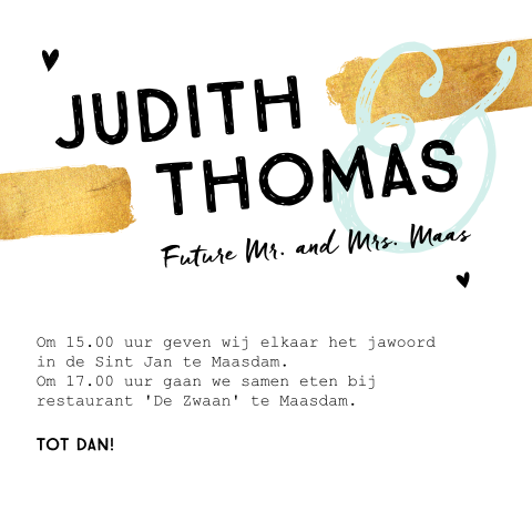 Kaart binnenkant