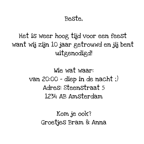 Kaart binnenkant