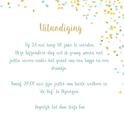 Kaart binnenkant