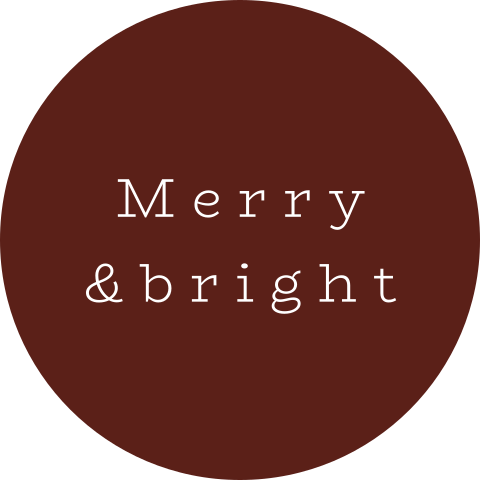 Kerst sluitsticker met Aanpasbare tekst