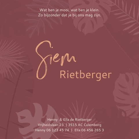 Kaart binnenkant