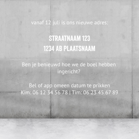 Kaart binnenkant