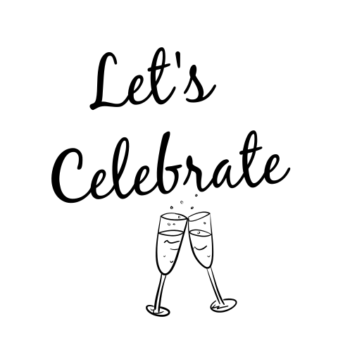 Gemakkelijk aanpasbare sluitzegel 'Lets Celebrate'