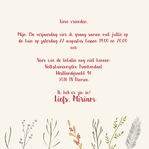 Kaart binnenkant