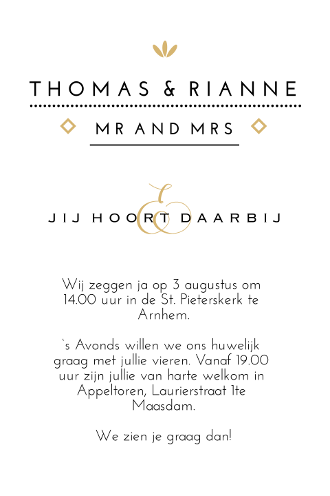 Kaart binnenkant